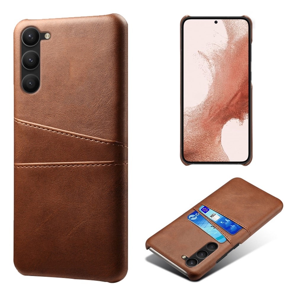 Card Slots Case Samsung Galaxy S23 Plus Brun