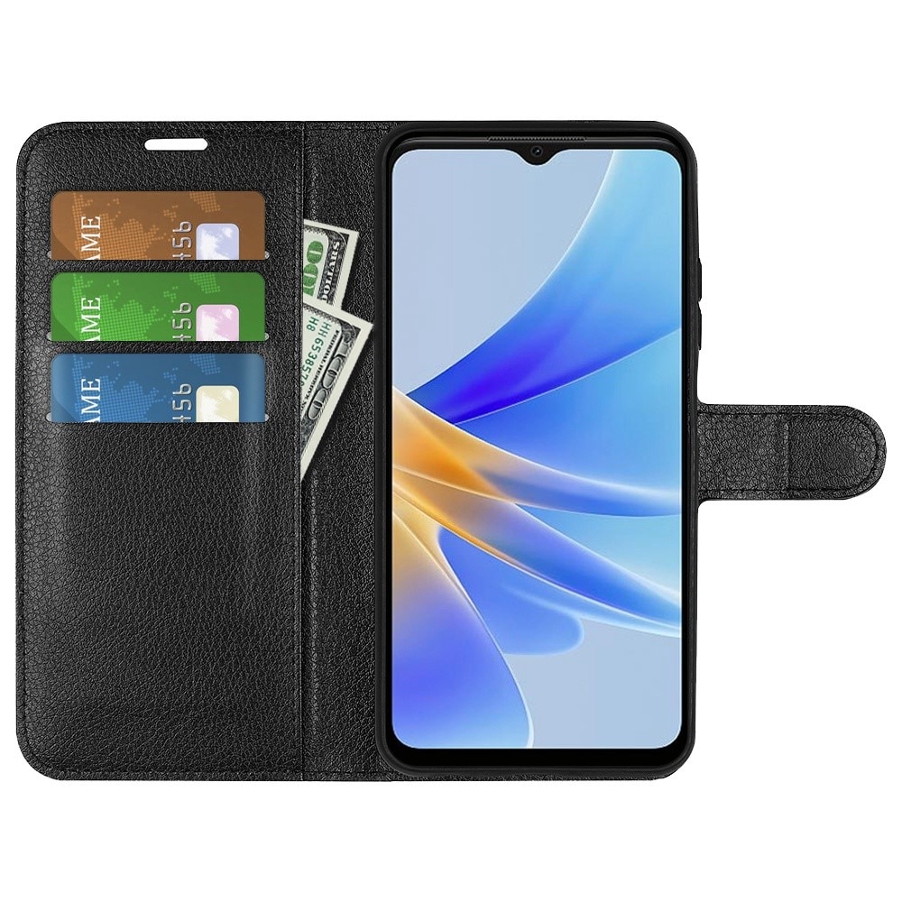 Mobilfodral Oppo A17 Svart