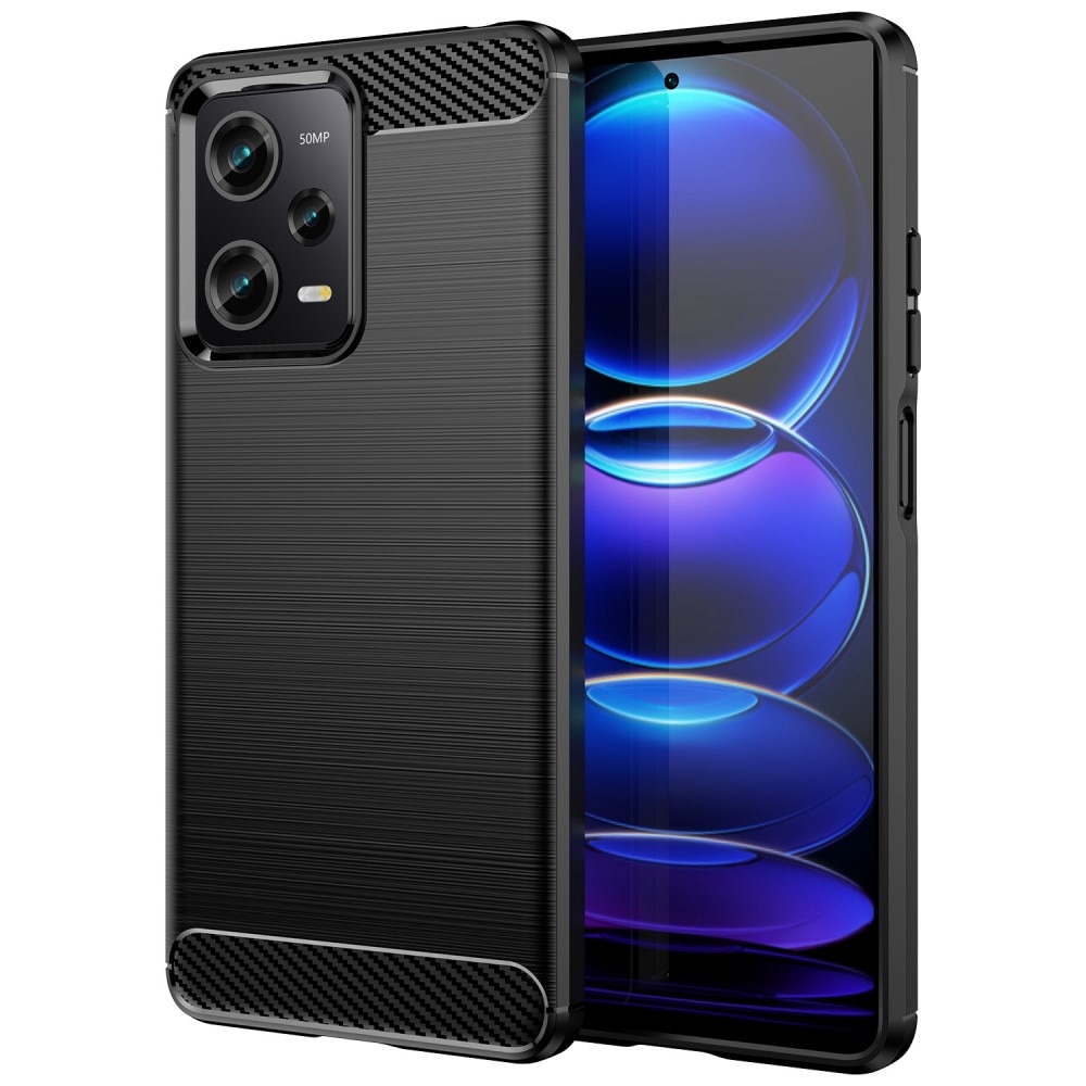 Xiaomi Redmi Note 12 Pro 5G Skal TPU Brushed Black