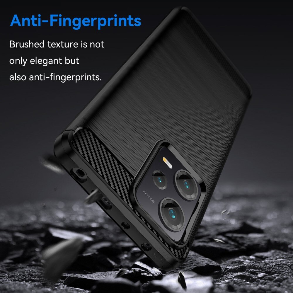 Xiaomi Redmi Note 12 Pro Plus Skal TPU Brushed Svart