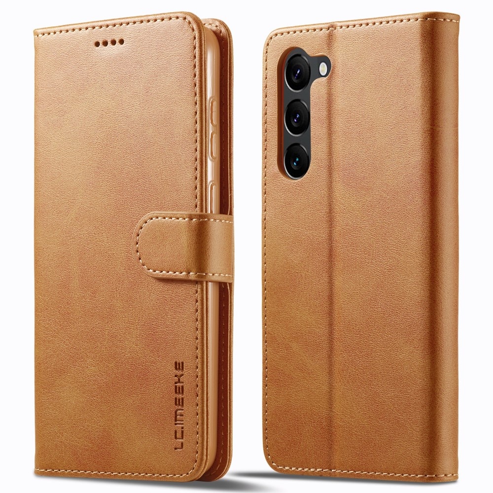 Plånboksfodral Samsung Galaxy S23 cognac