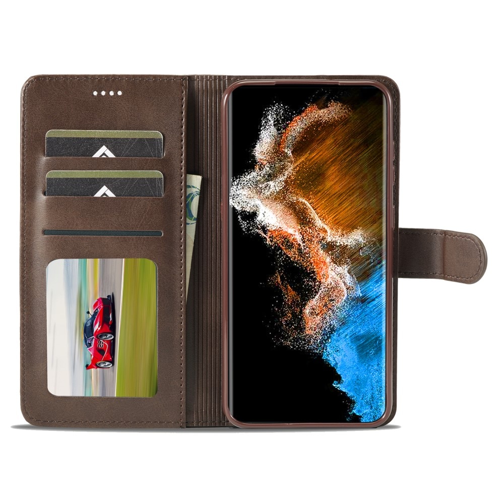 Plånboksfodral Samsung Galaxy S23 brun