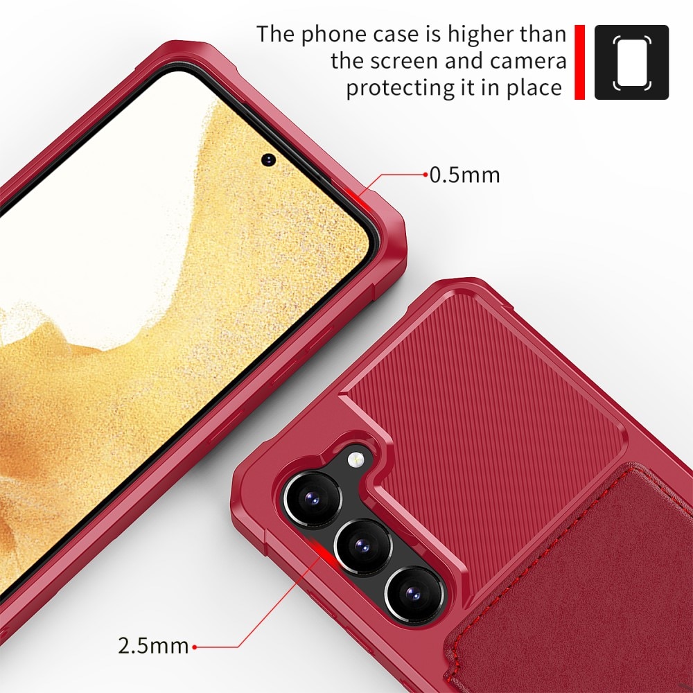 Tough Multi-slot Case Samsung Galaxy S23 röd