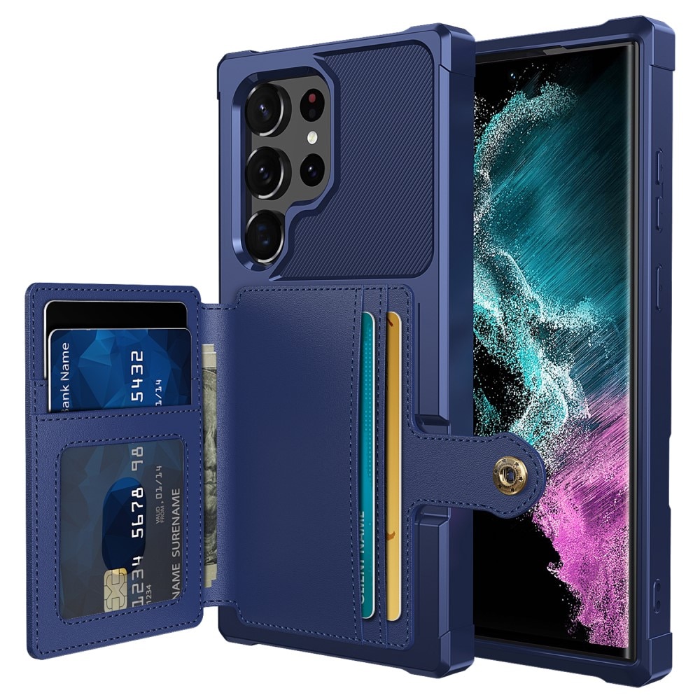Tough Multi-slot Case Samsung Galaxy S23 Ultra blå