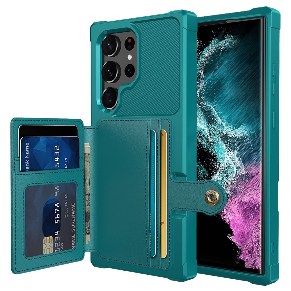 Tough Multi-slot Case Samsung Galaxy S23 Ultra grön