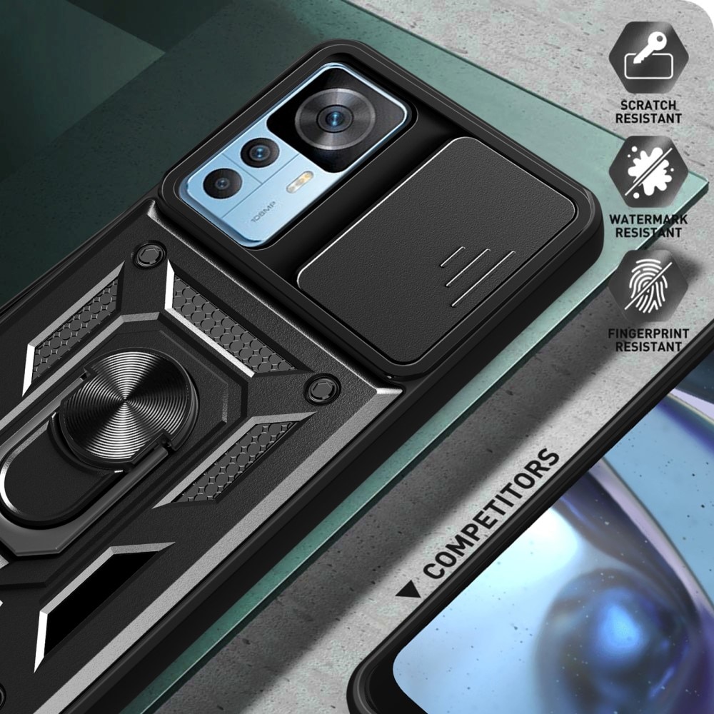 Hybridskal Ring+Kameraskydd Xiaomi 12T Pro svart