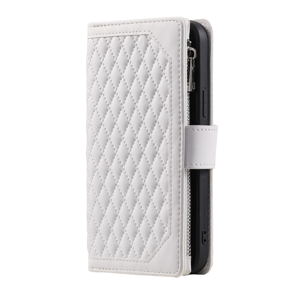 Plånboksväska Samsung Galaxy S23 Plus Quilted Vit