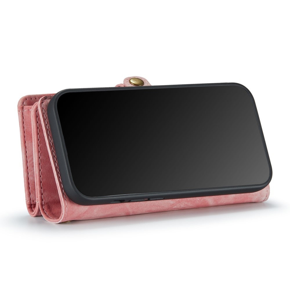 Multi-slot Plånboksfodral iPhone SE (2020) rosa