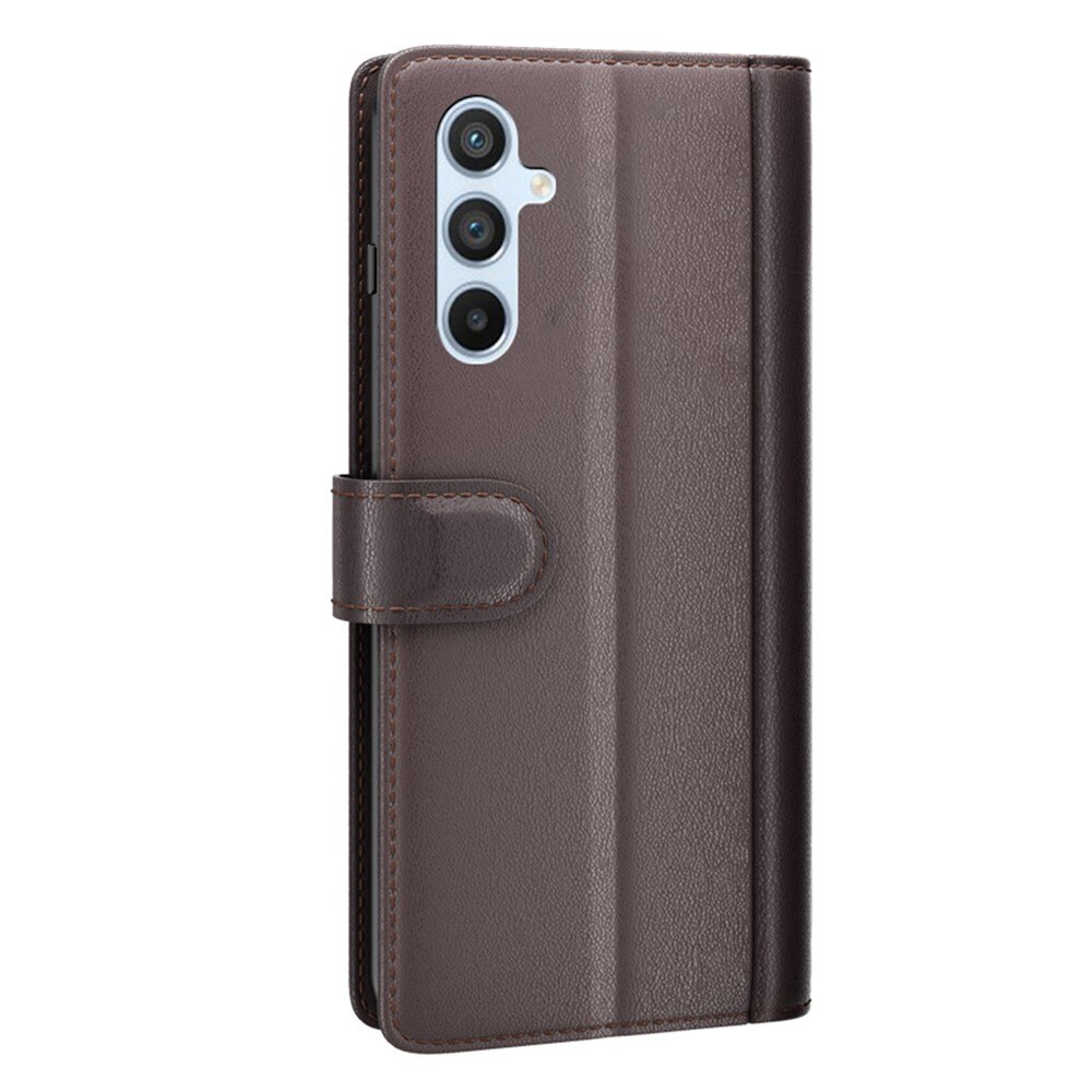 Äkta Läderfodral Samsung Galaxy A54 Brun