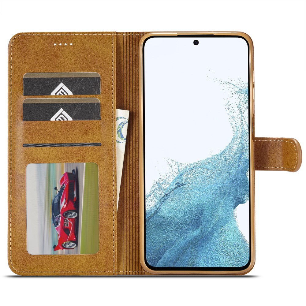 Plånboksfodral Samsung Galaxy A54 cognac