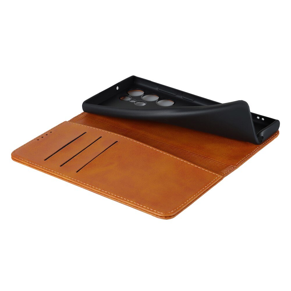 Samsung Galaxy S23 Ultra Slim Mobilfodral Brun