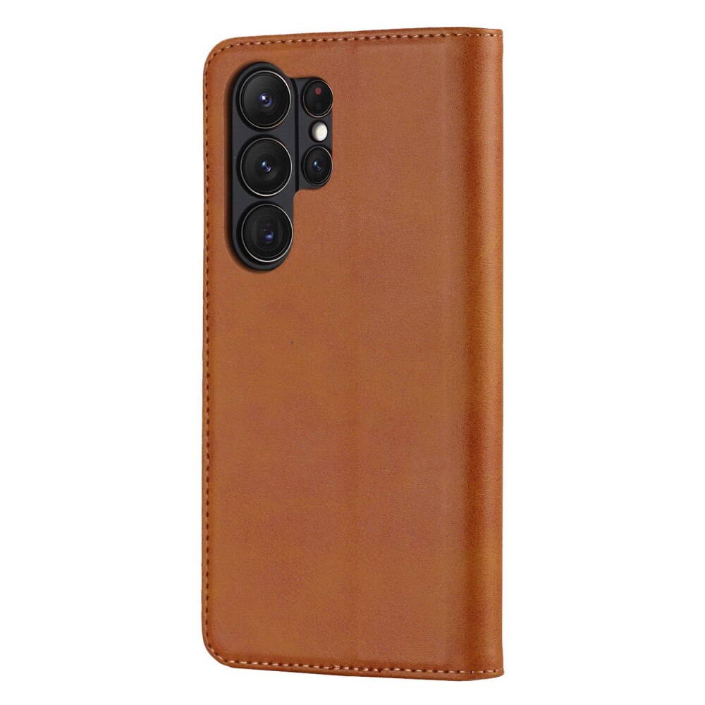 Samsung Galaxy S23 Ultra Slim Mobilfodral cognac