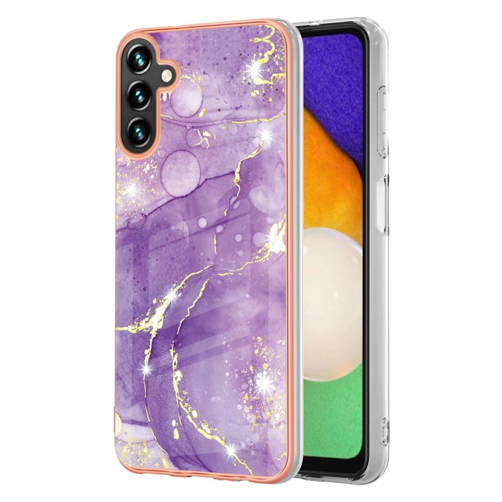 TPU Skal Samsung Galaxy A54 lila marmor