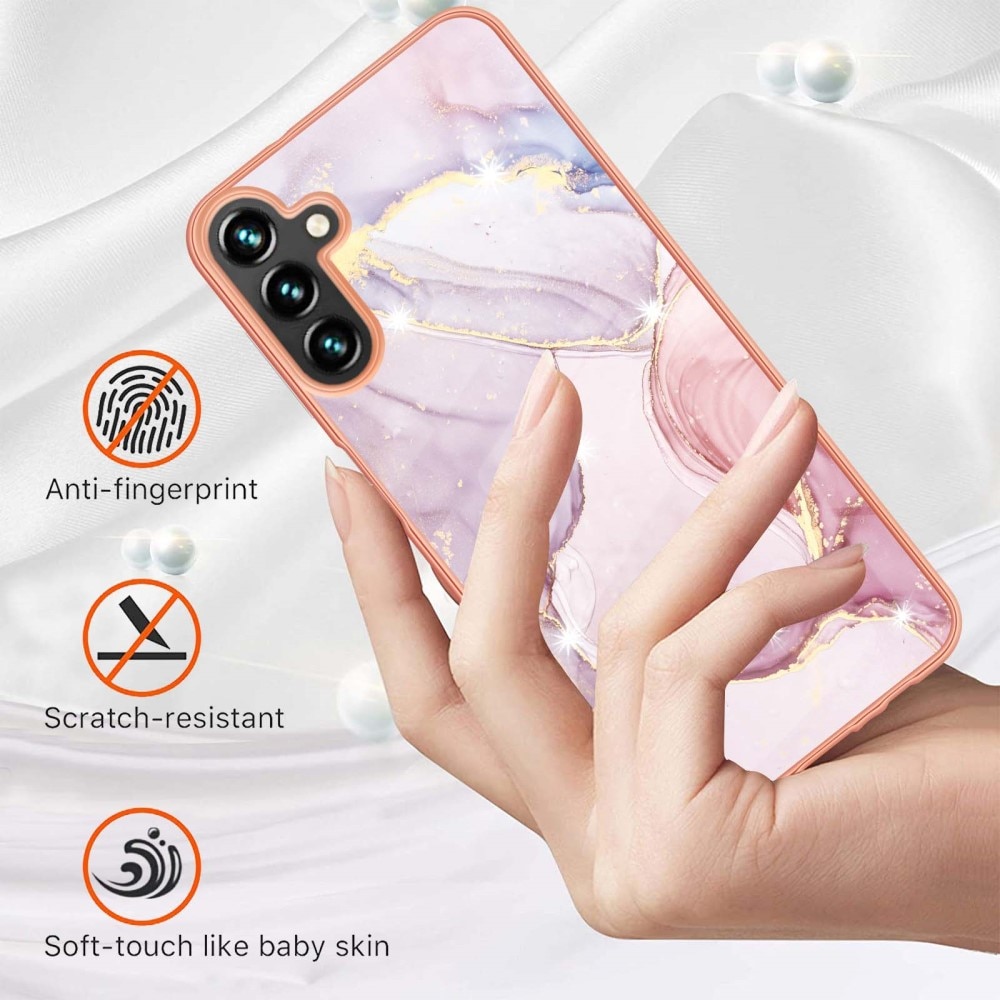 TPU Skal Samsung Galaxy A54 rosa marmor