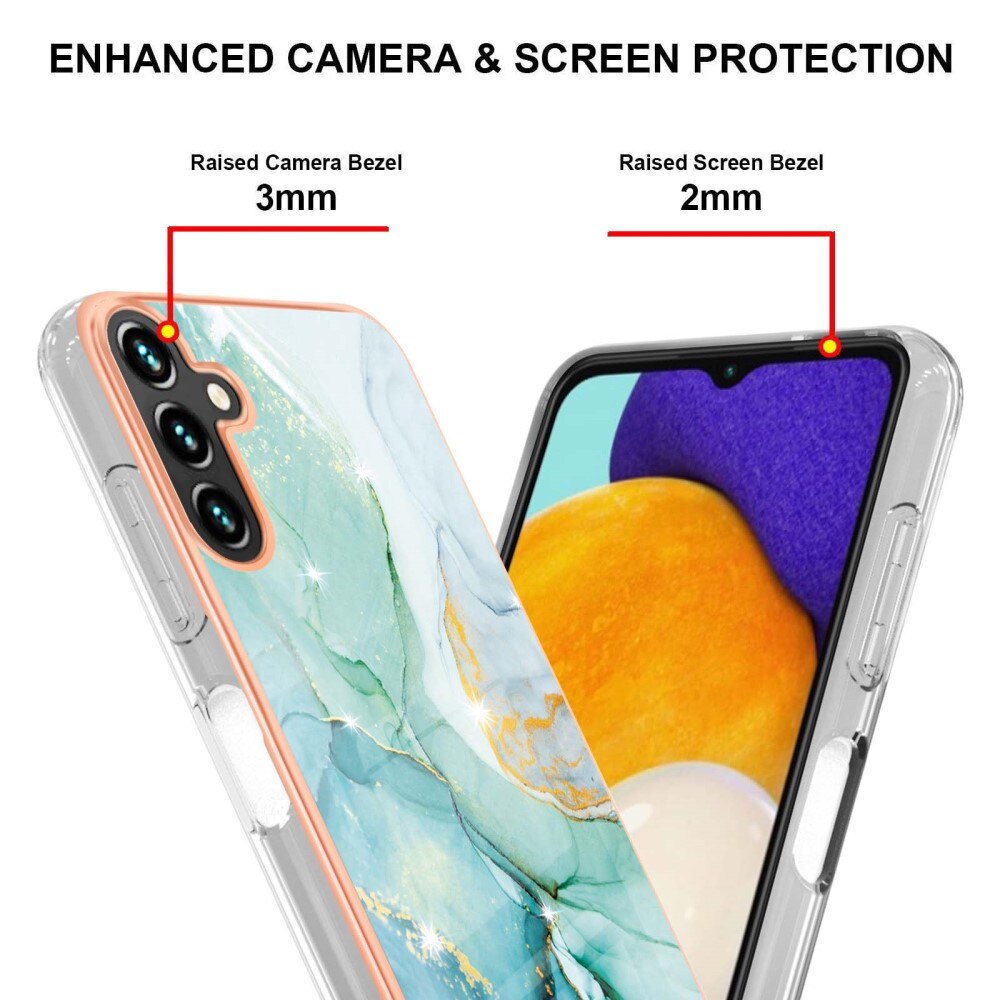 TPU Skal Samsung Galaxy A54 grön marmor