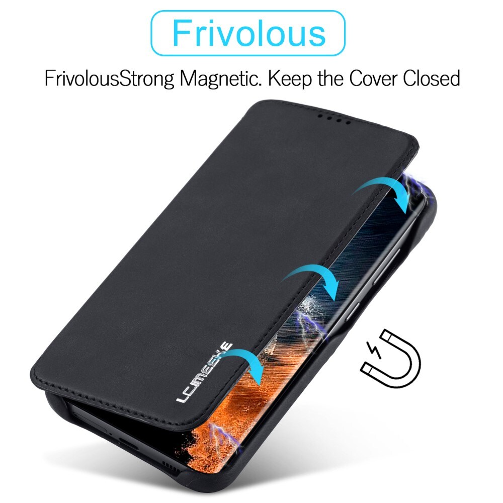 Slim Plånboksfodral Samsung Galaxy S23 svart