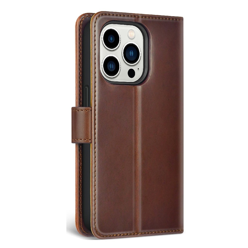 Magnetfodral iPhone 14 Pro brun