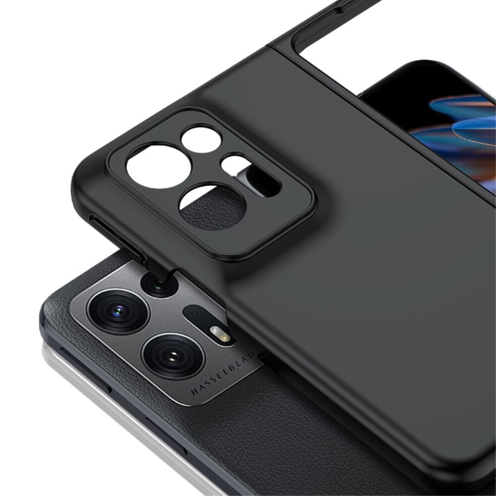 Hårdskal Gummerat Oppo Find N2 svart