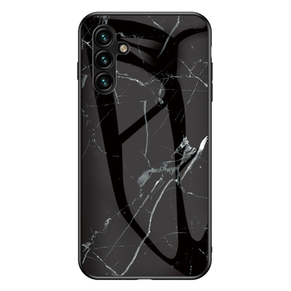 Skal Härdat Glas Samsung Galaxy A54 svart marmor