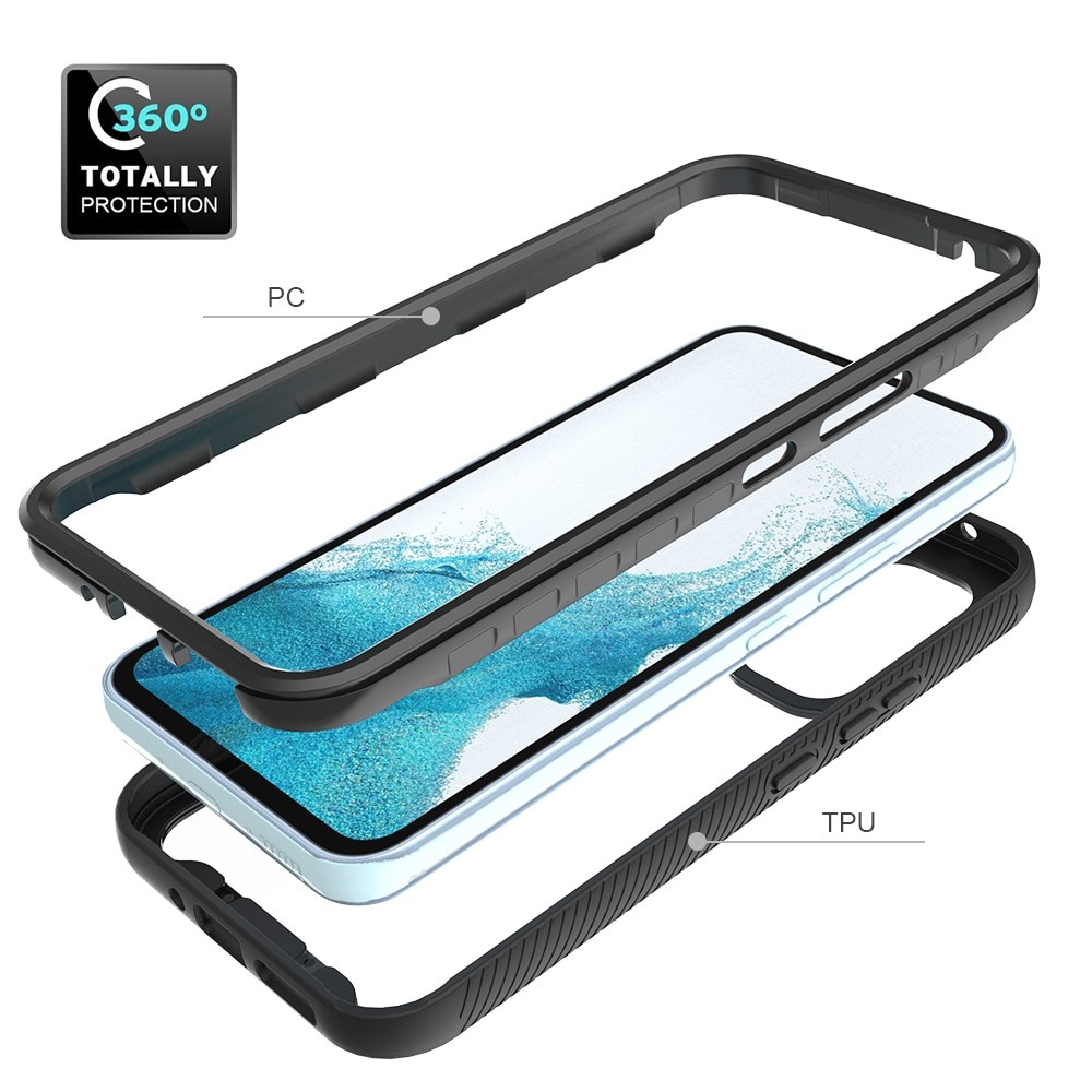 Full Cover Skal Samsung Galaxy A54 svart