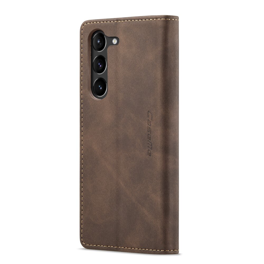 Slim Plånboksfodral Samsung Galaxy S23 Plus Brun