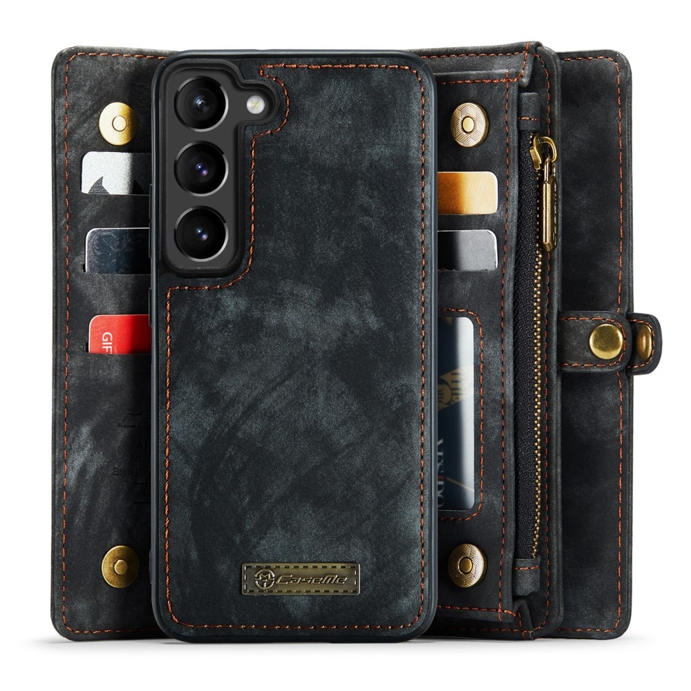 Multi-slot Plånboksfodral Samsung Galaxy S23 Plus Grå