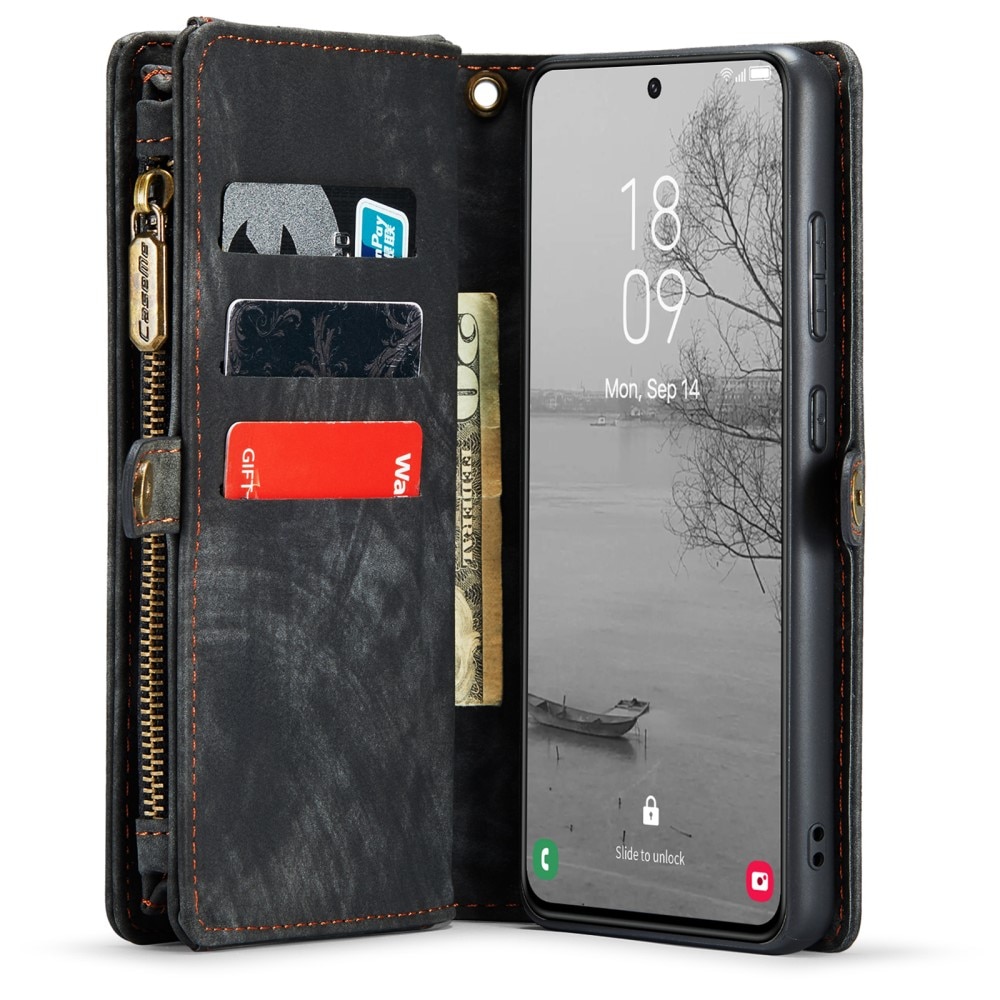 Multi-slot Plånboksfodral Samsung Galaxy S23 Plus Grå