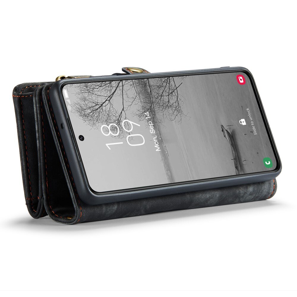 Multi-slot Plånboksfodral Samsung Galaxy S23 Plus Grå