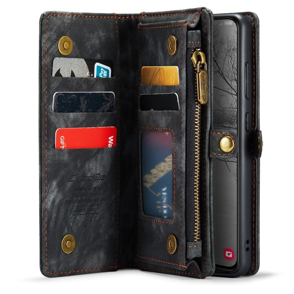 Multi-slot Plånboksfodral Samsung Galaxy S23 Plus Grå