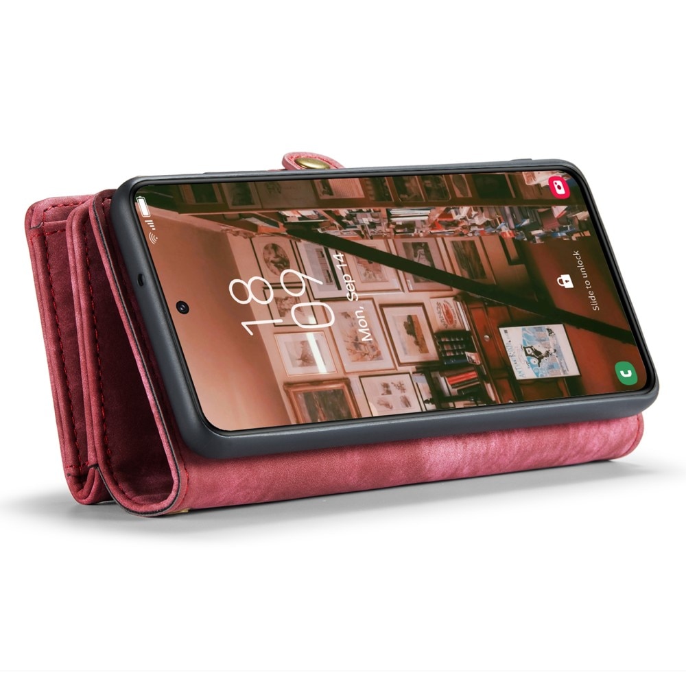 Multi-slot Plånboksfodral Samsung Galaxy S23 Plus röd