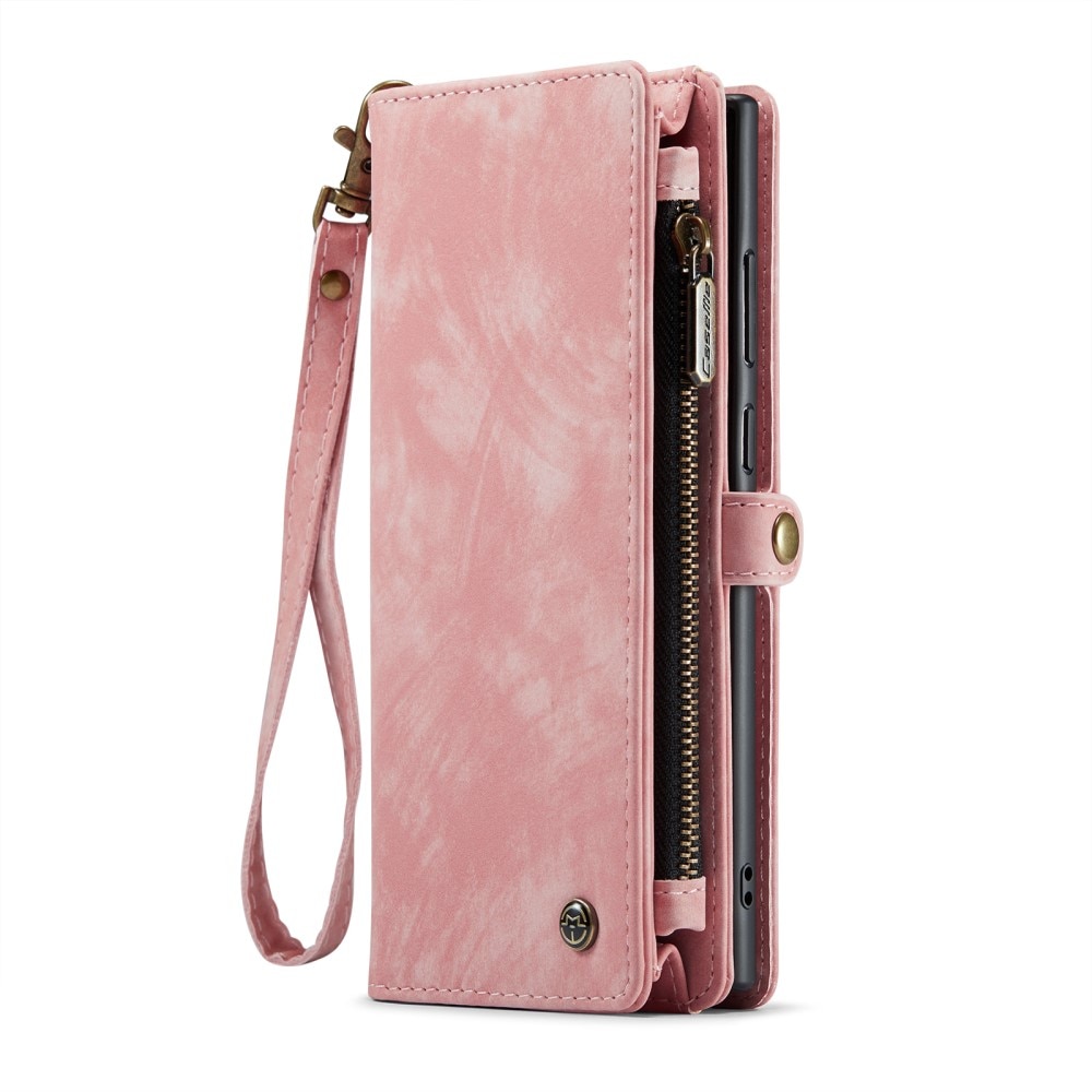 Multi-slot Plånboksfodral Samsung Galaxy S23 Ultra Rosa