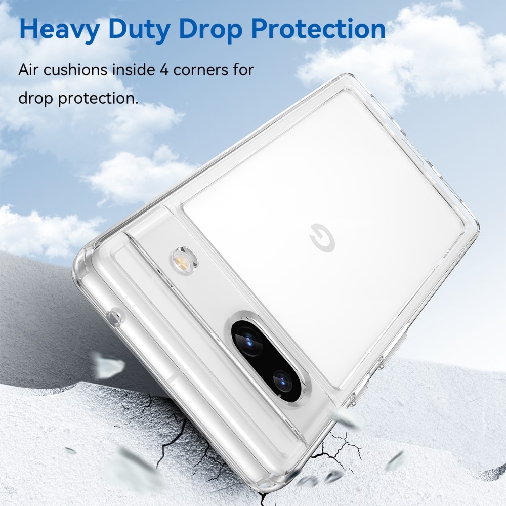 Crystal Hybrid Case Google Pixel 7a transparent