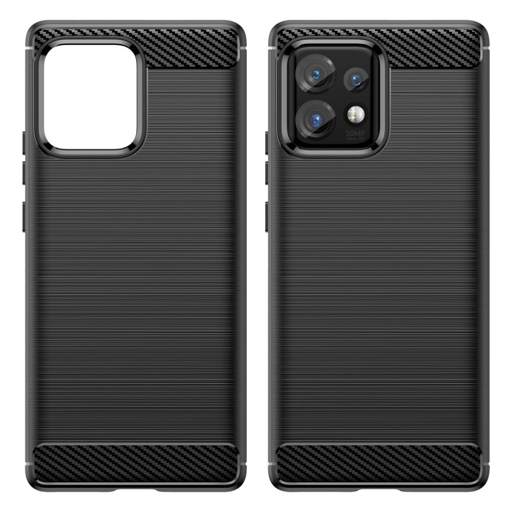 Motorola Edge 40 Pro Skal TPU Brushed Svart