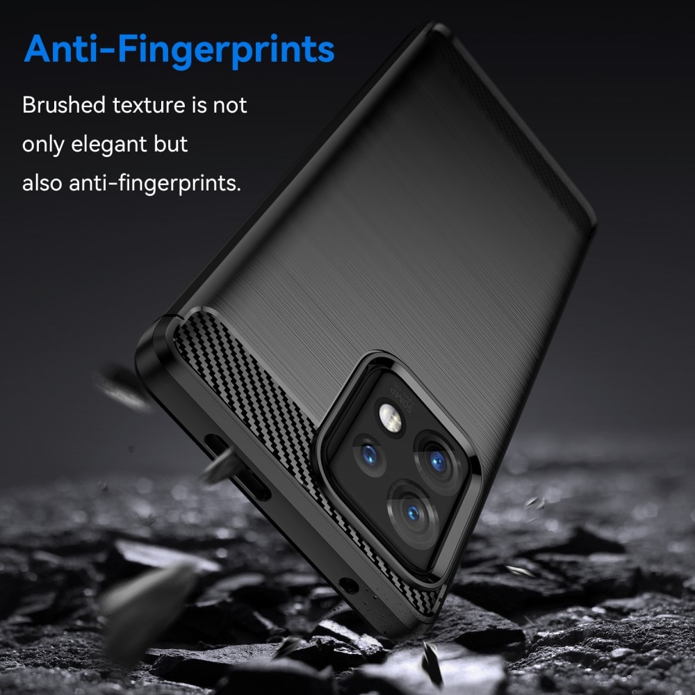 Motorola Edge 40 Pro Skal TPU Brushed Black