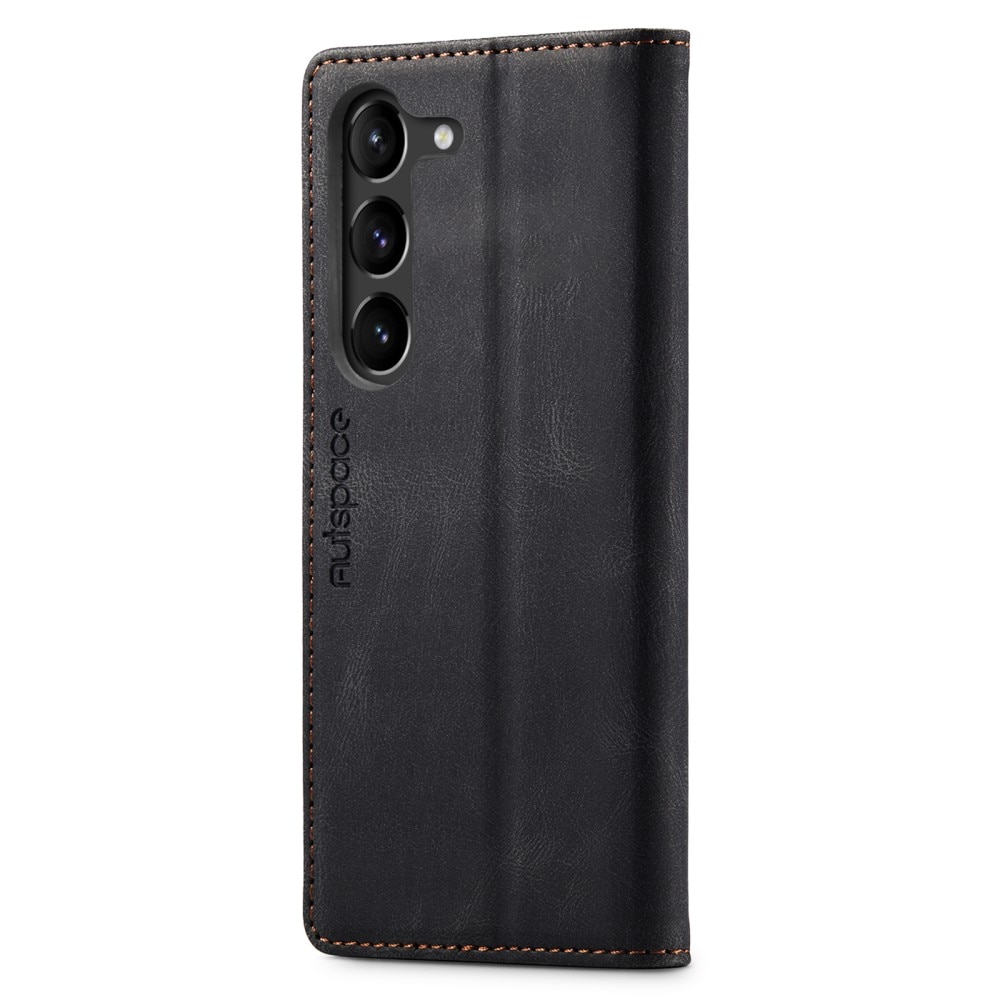 Plånboksfodral RFID-skydd Samsung Galaxy S23 svart