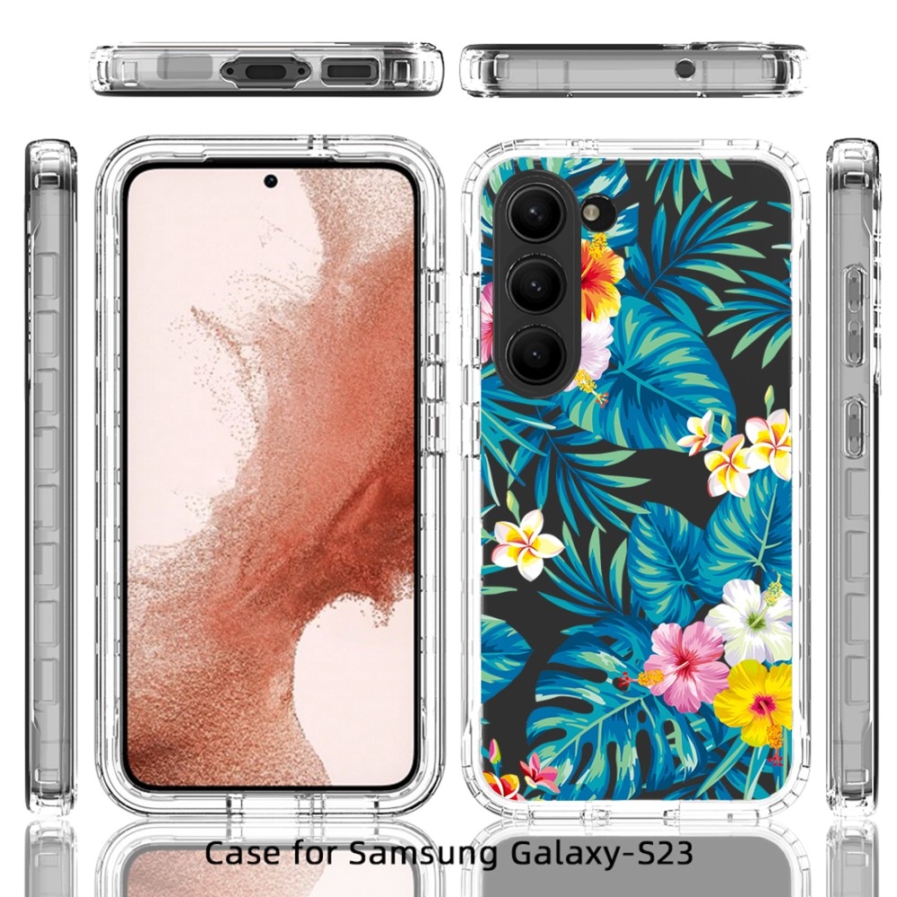 Full Cover Skal Samsung Galaxy S23 djungel