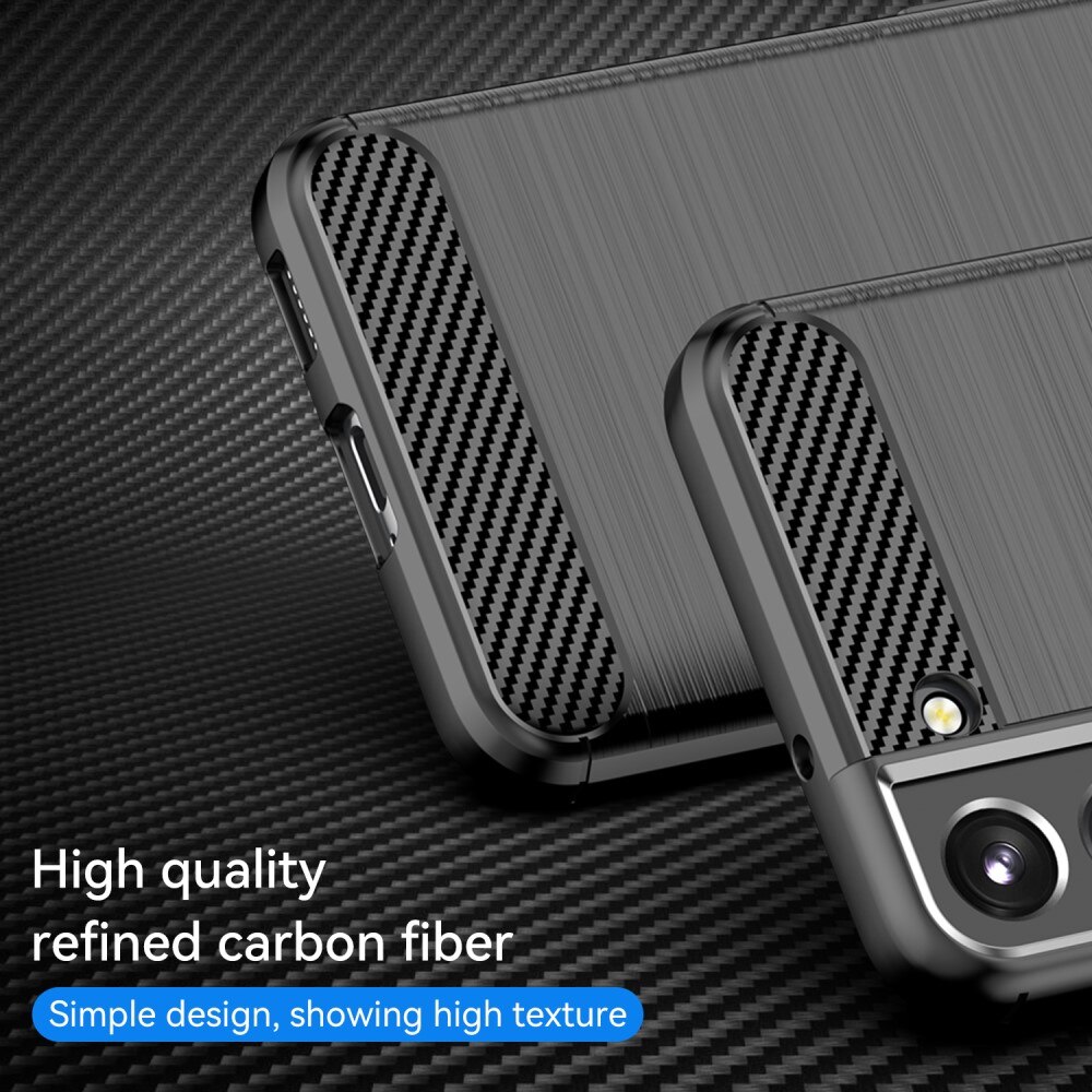 Samsung Galaxy S23 Plus Skal TPU Brushed Svart