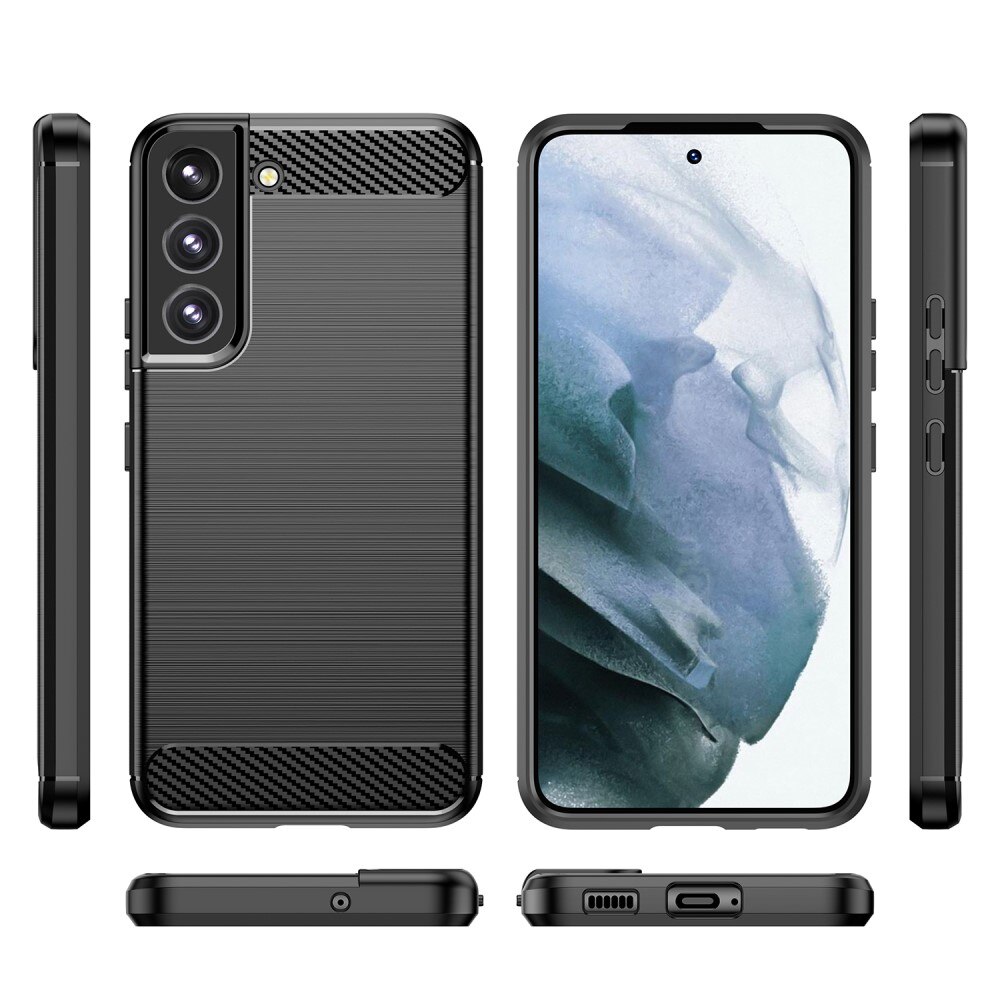 Samsung Galaxy S23 Plus Skal TPU Brushed Svart