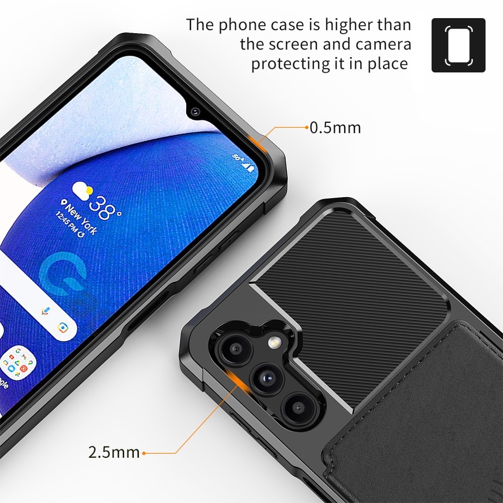 Tough Multi-slot Case Samsung Galaxy A14 Svart