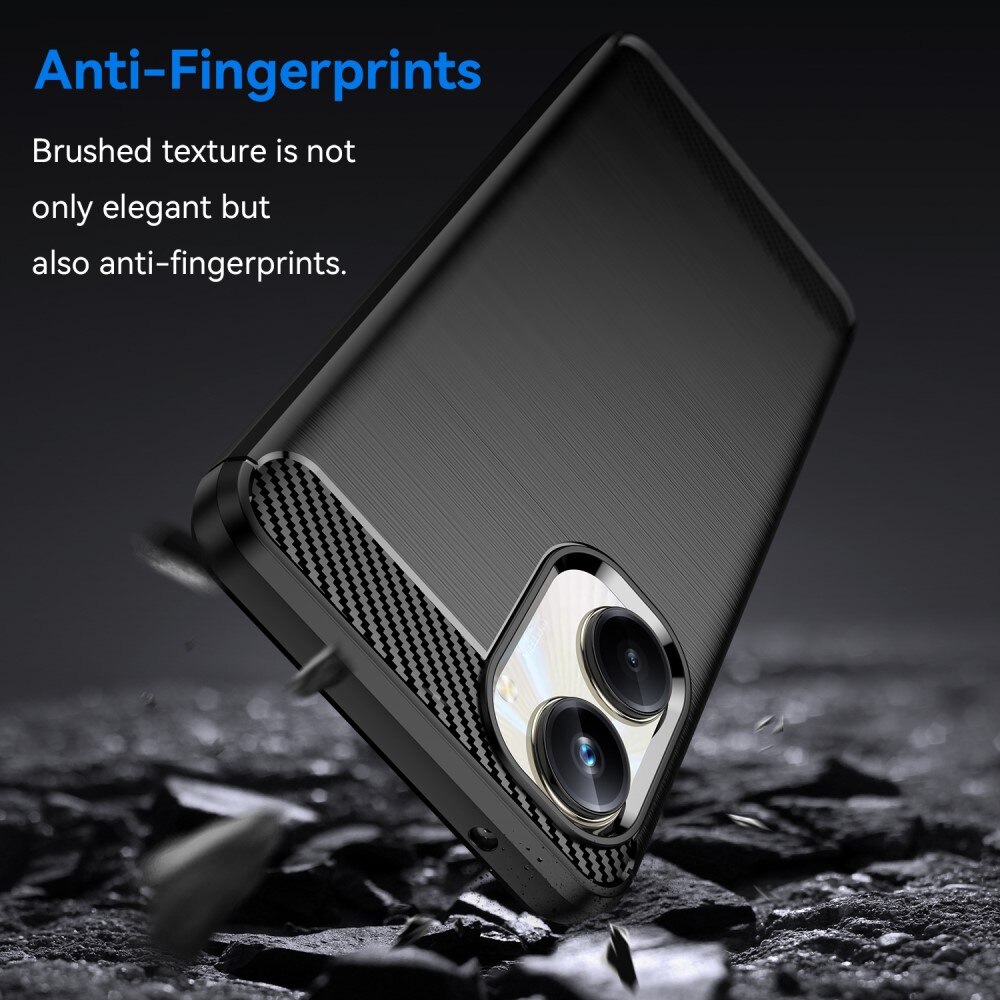 Realme 10 Pro Skal TPU Brushed Svart