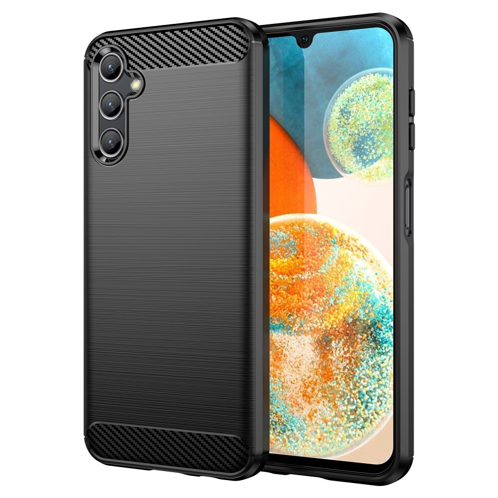Samsung Galaxy A14 Skal TPU Brushed Svart