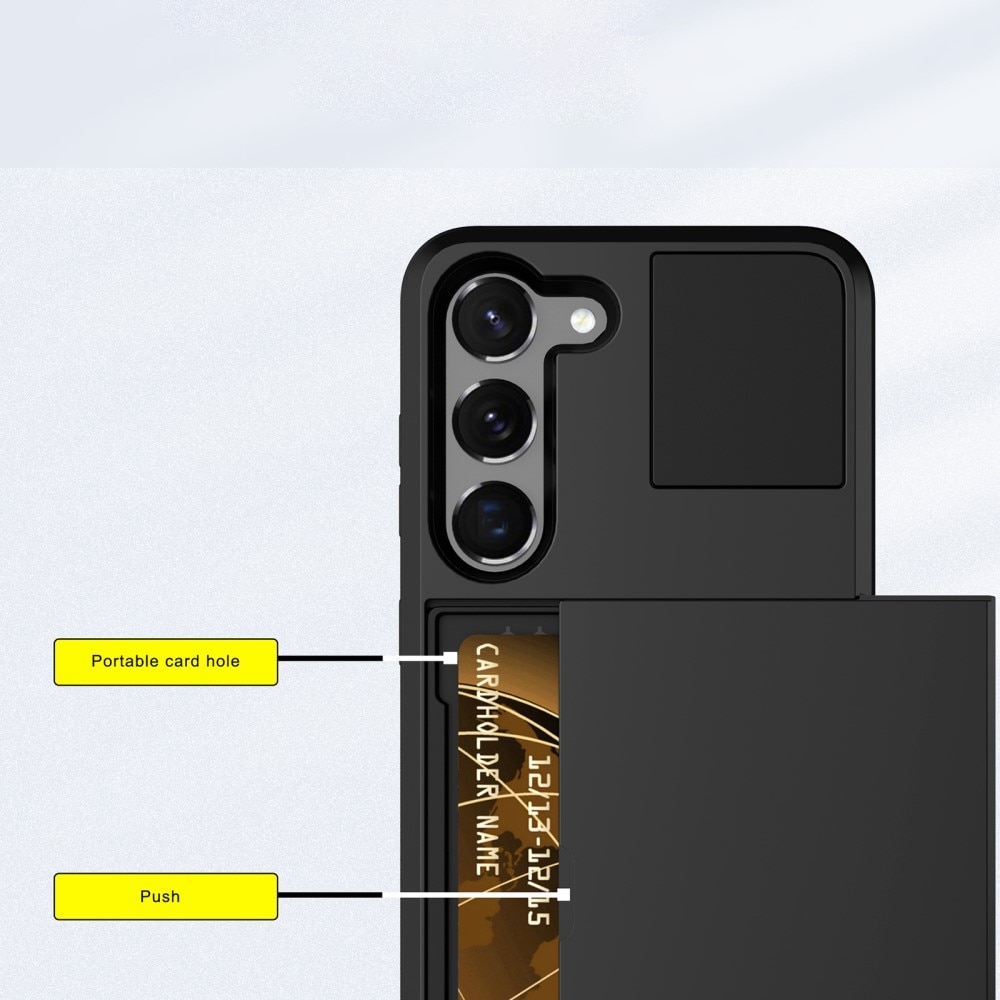 Skal Kortfack Samsung Galaxy S23 Plus svart