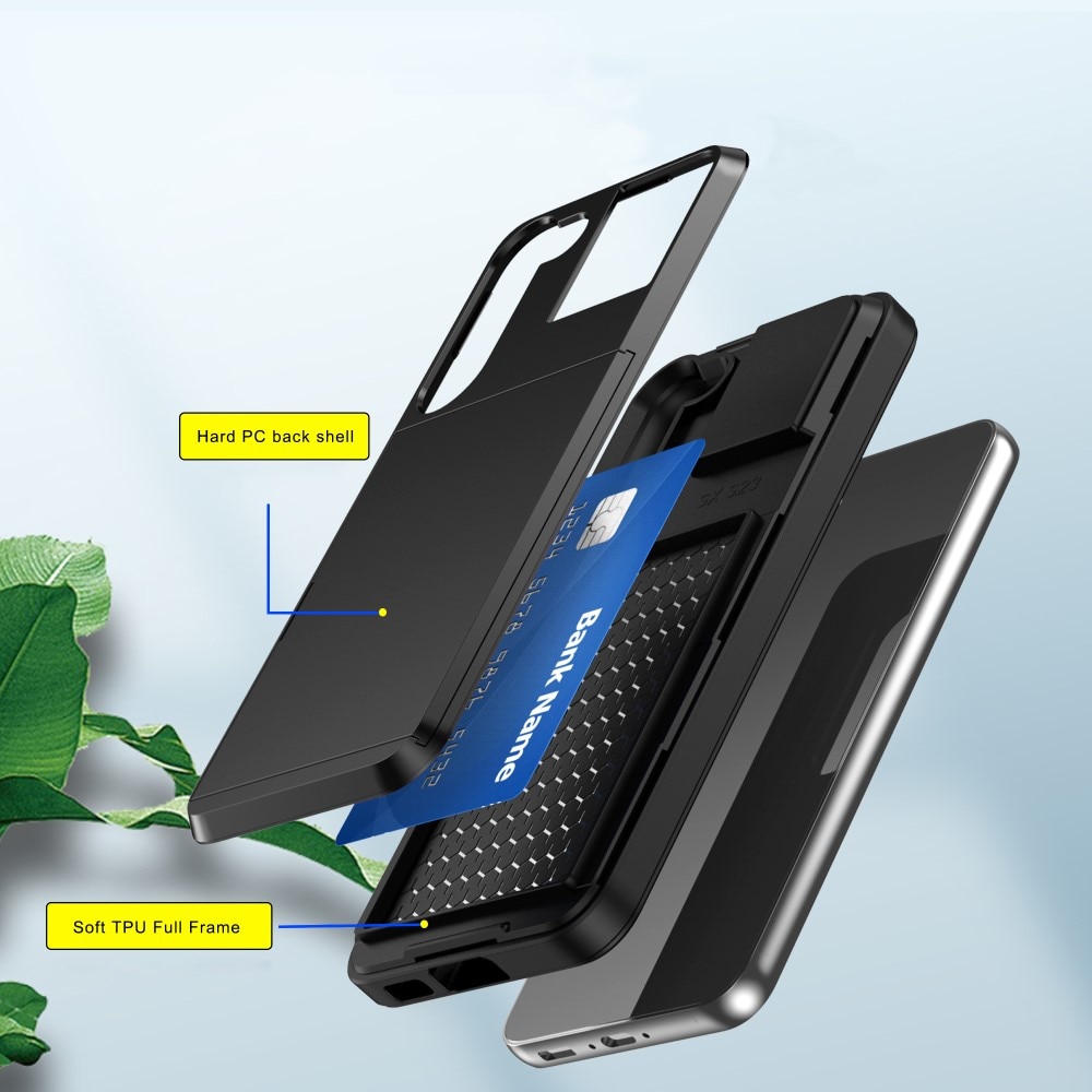 Skal Kortfack Samsung Galaxy S23 Plus Svart