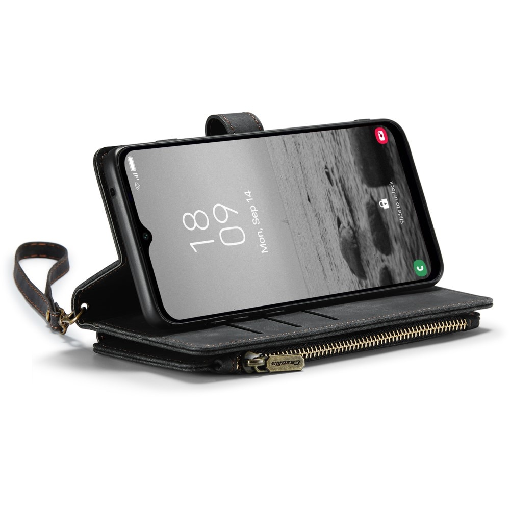 Zipper Plånboksfodral Samsung Galaxy A14 svart