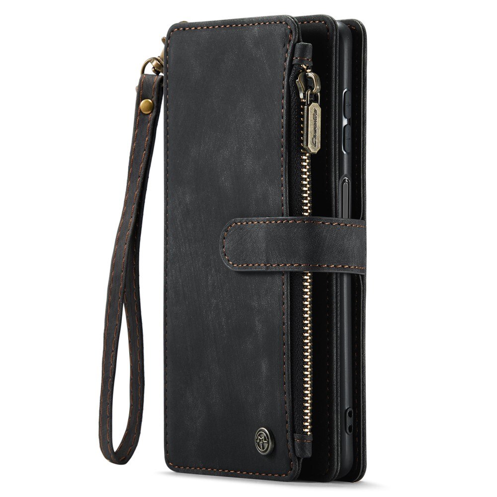 Zipper Plånboksfodral Samsung Galaxy A14 Svart