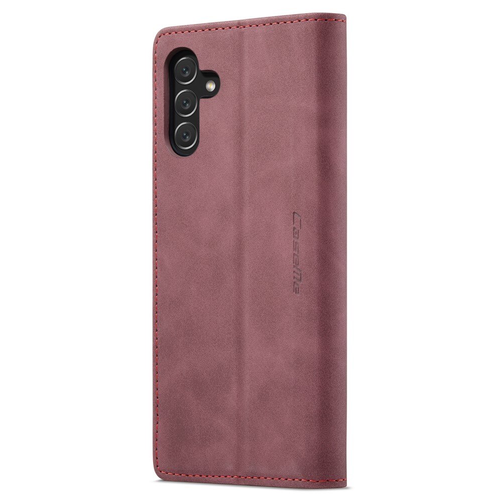 Slim Plånboksfodral Samsung Galaxy A14 Röd