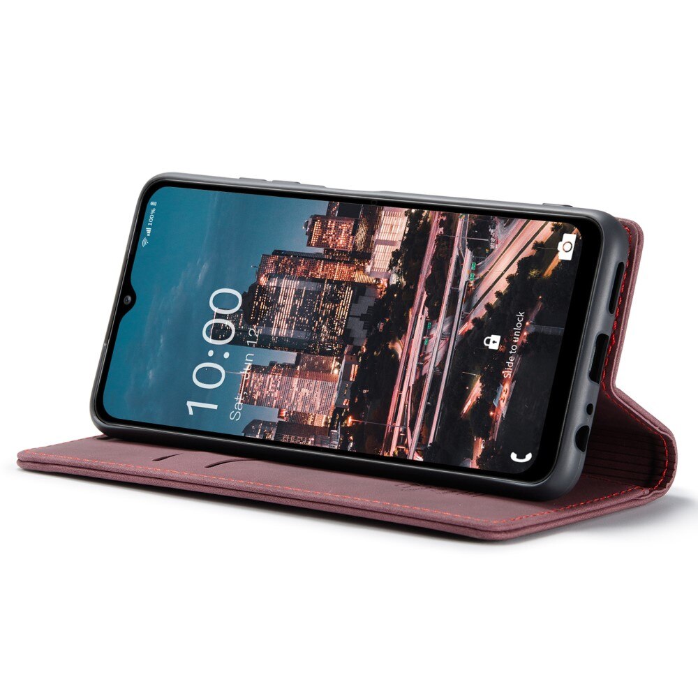 Slim Plånboksfodral Samsung Galaxy A14 Röd