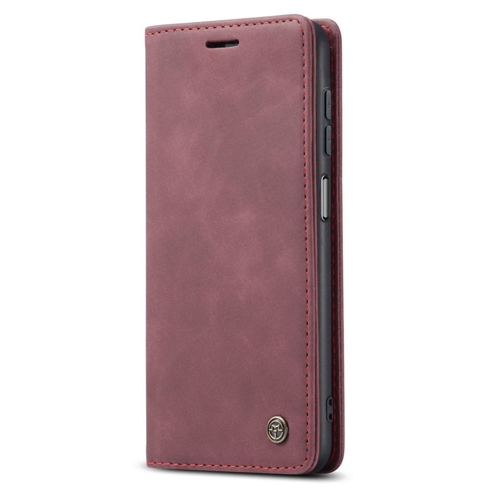 Slim Plånboksfodral Samsung Galaxy A14 Röd