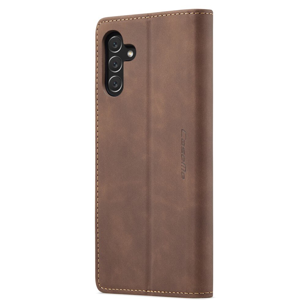 Slim Plånboksfodral Samsung Galaxy A34 Brun