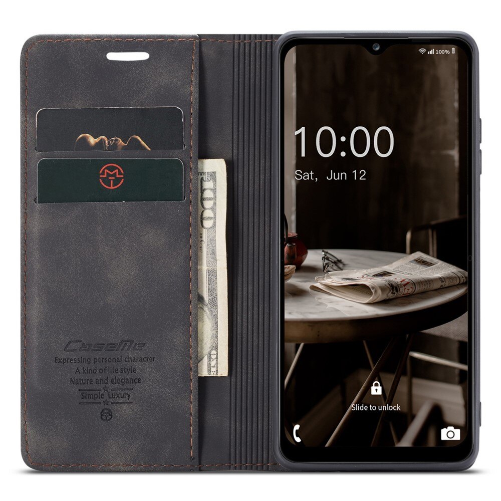 Slim Plånboksfodral Samsung Galaxy A34 Svart